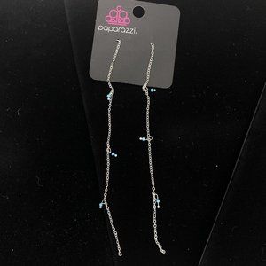 Paparazzi Fashion Jewelry Dauntlessly Dainty Blue Post Earrings